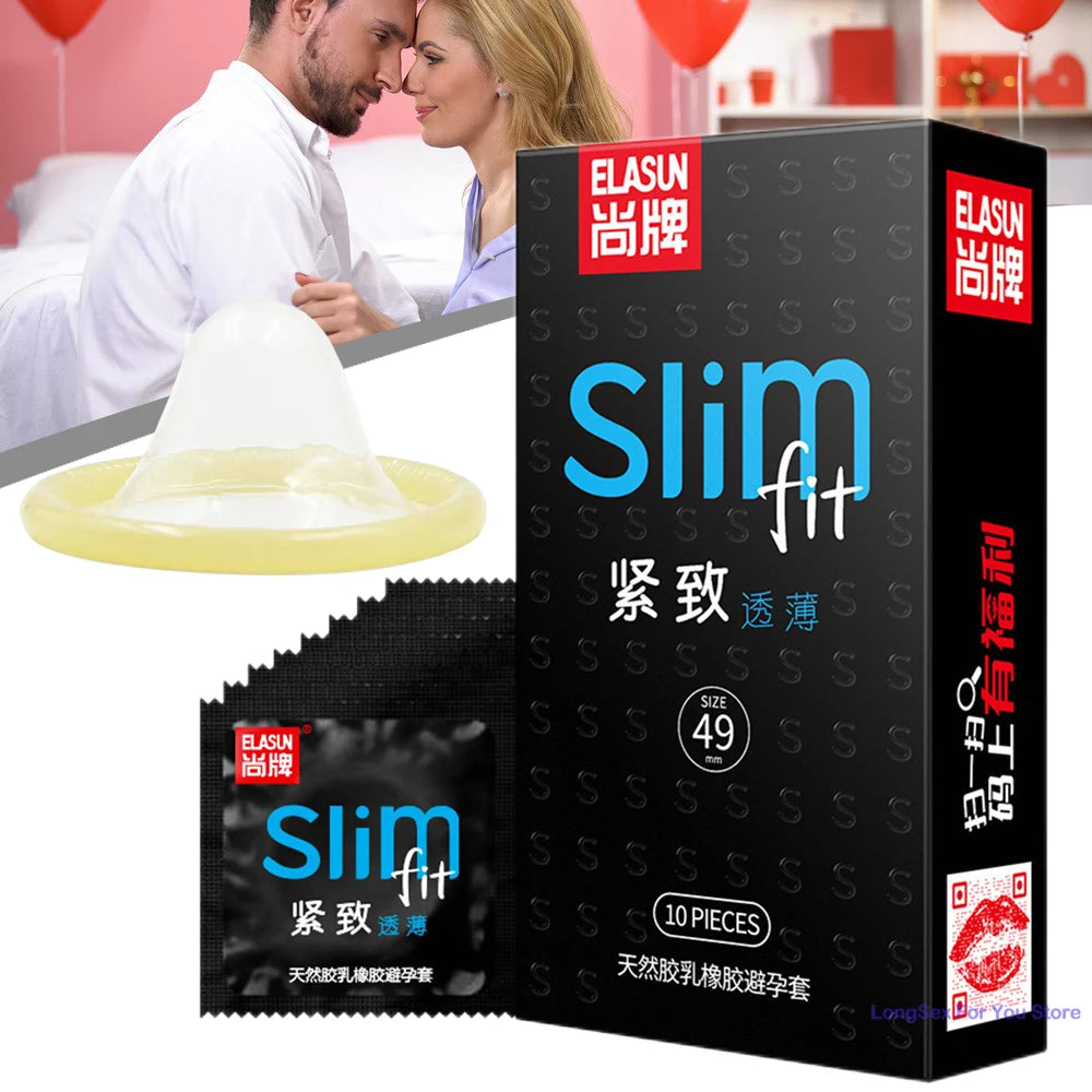 Small Condoms For Men delay ejaculation 49mm Ultra Thin Latex Tight Condom Sleeve for penis Cock for adults 18 prezervatifler - Seprincess