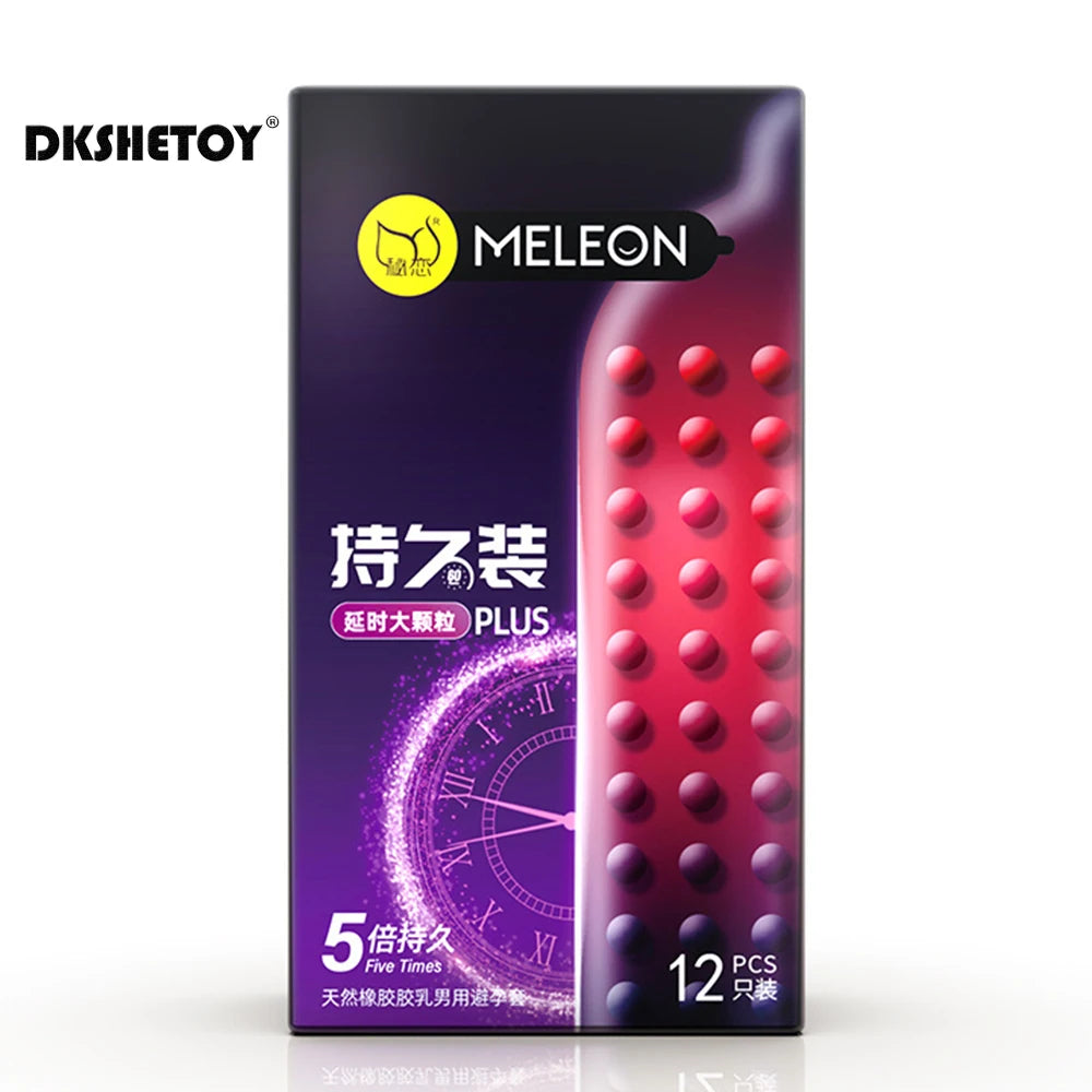 12pcs Spiked Condoms 3D Large Particles Sex Condoms For Men 18+ G-spot Stimulation Ultra Thin Condom Penis Sleeve Adult Sex Toys - Seprincess