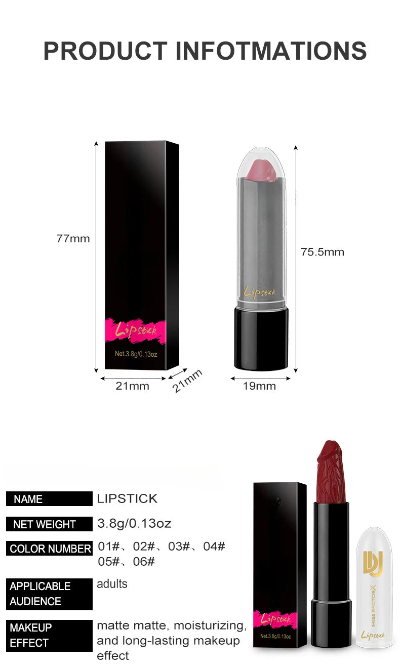 Mushroom mouth red matte fog easy to color waterproof not easy to decolour moisturizing lipstick Makeup - Seprincess