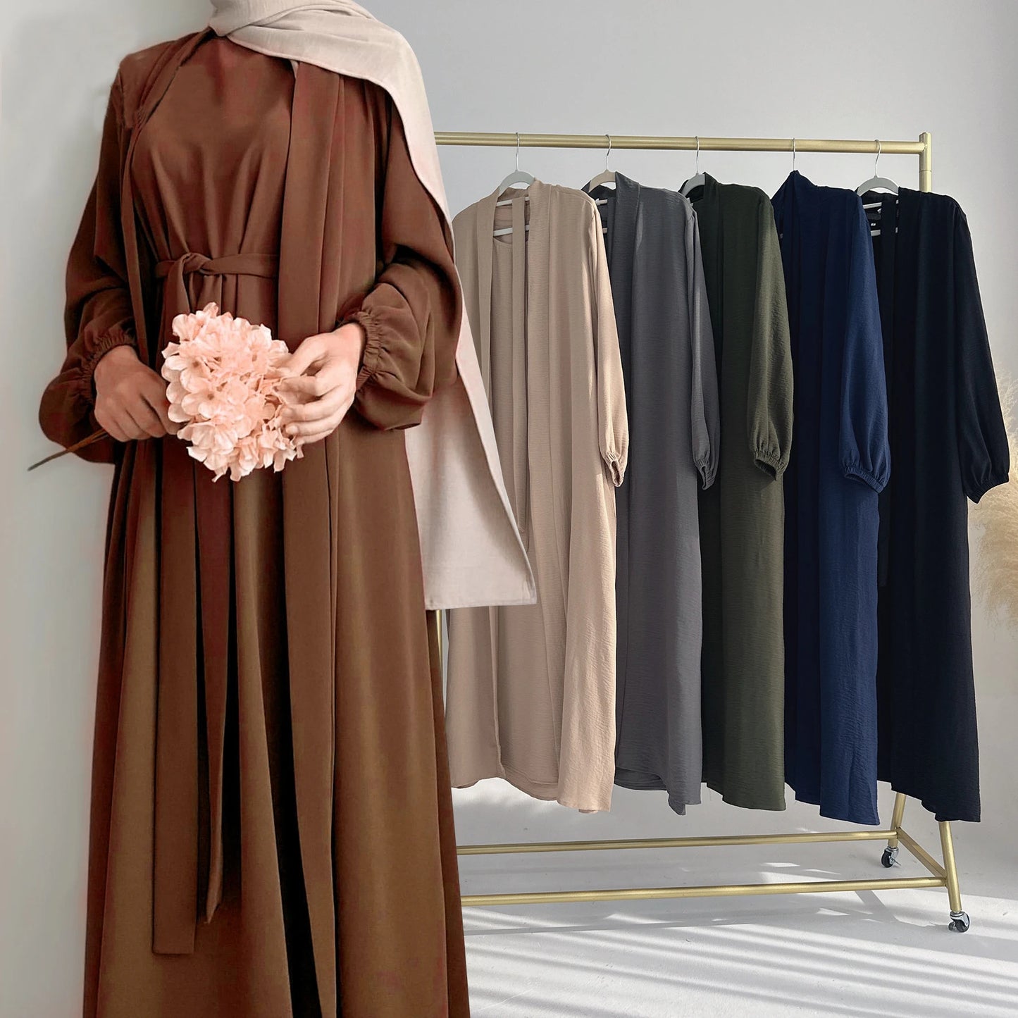 2024 New Muslim Sets for Women Ramadan Prayer Dress Modest Dresses Eid Dubai Abaya Female Islam Clothing Elegant Party Clothes - Seprincess