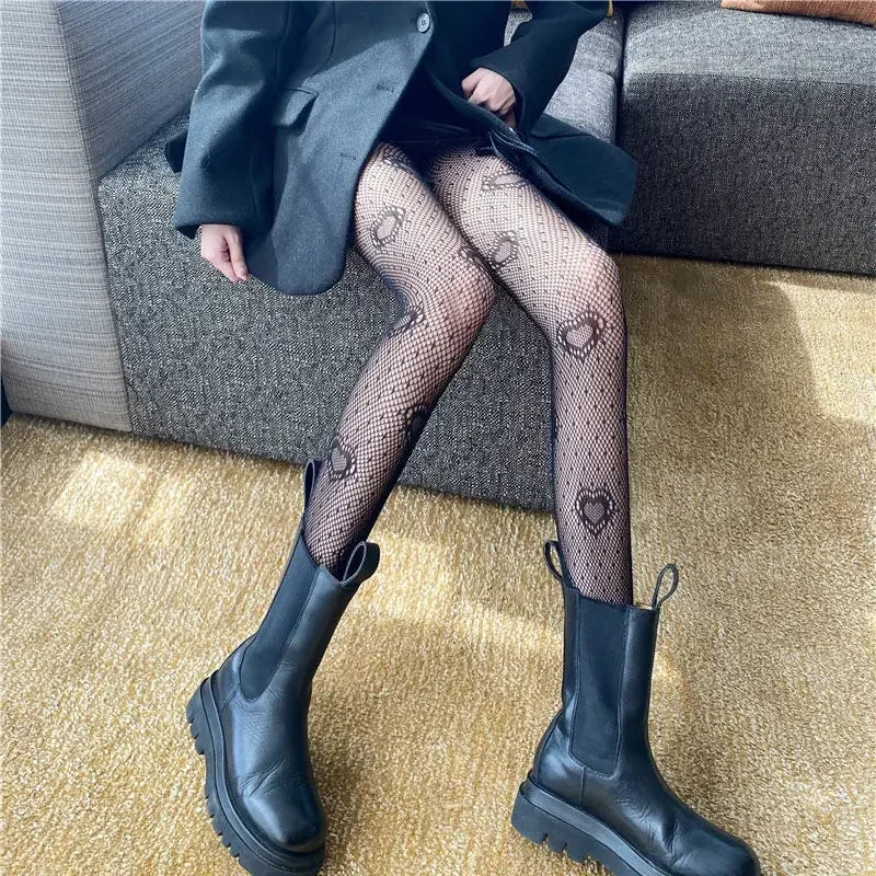 New Women's Sexy Patterned Fishnet Pantyhose Slim Legs Long Mesh Socks Fish Net Nylon Tights Ladies Transparent Body Stockings