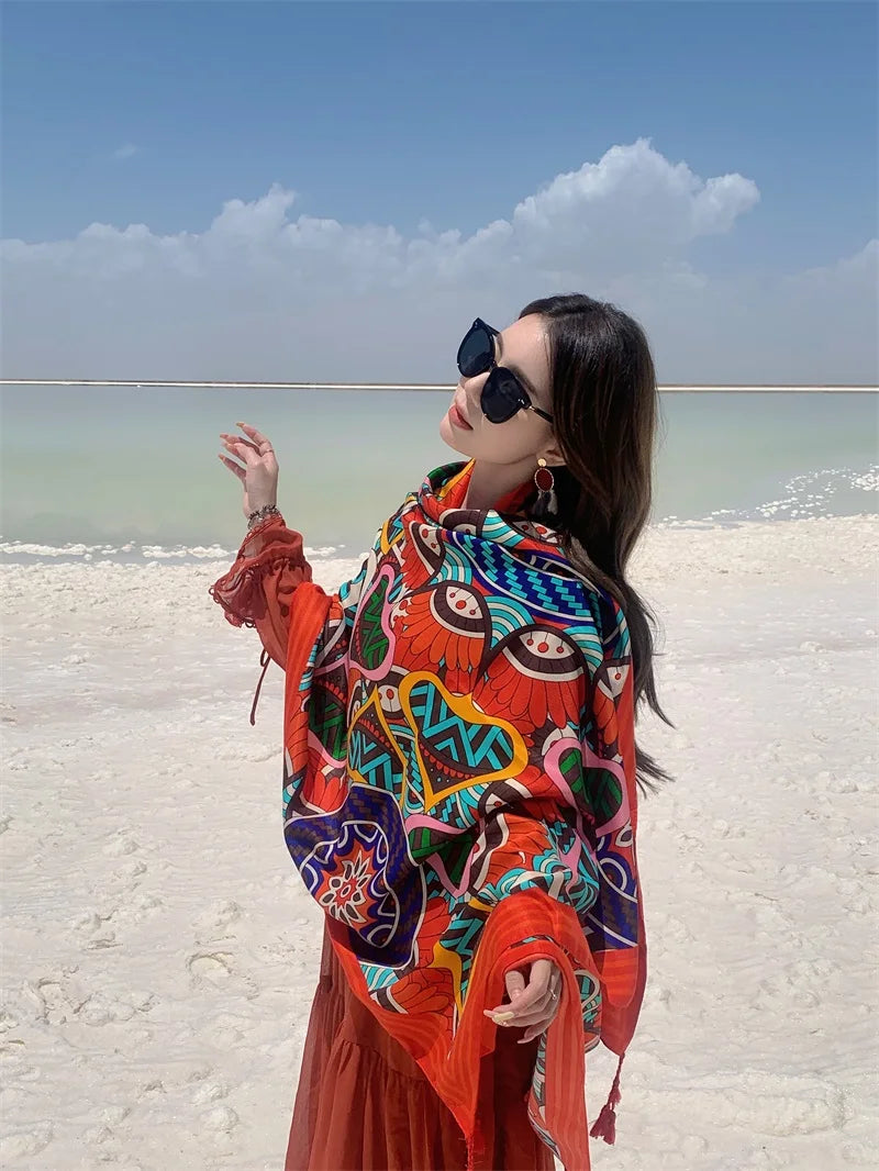 17 Styles 90x180cm Travel Beach Sunscreen Scarve Bikini Large Shawl Sarong Wrap Scarf Women Brazilian Swimsuit Bathing Cover-ups