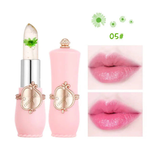 1 Pcs Aloe Vera Magic Lip Balm Color Change Natural Moisture Lipstick Temperature Nutritious Safe Ingredients Care Makeup Lips