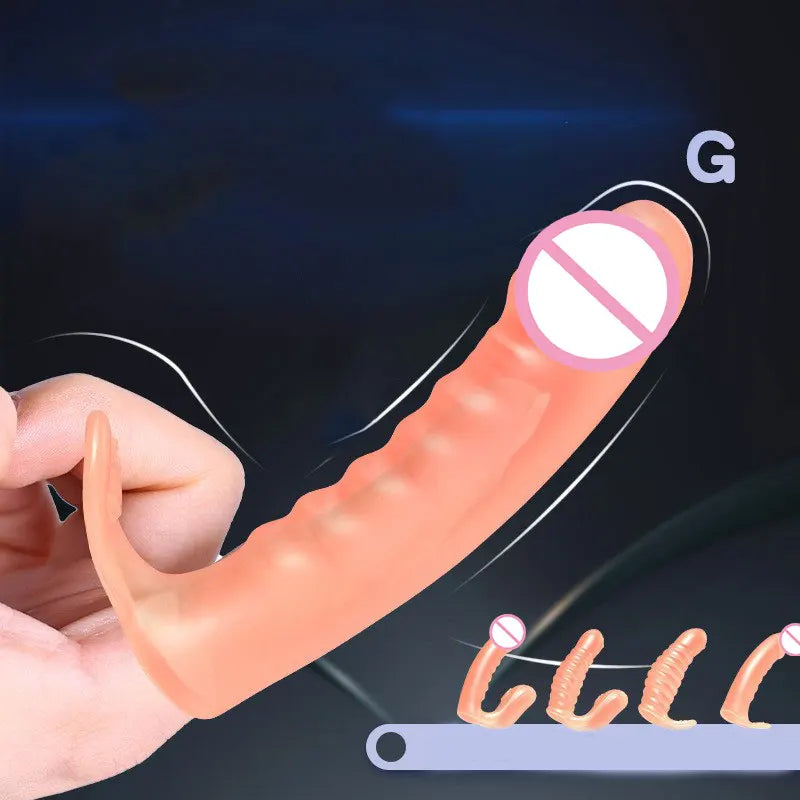 New Finger Cover Imitate Penile Design Stimulate Point A And Point G Sex Tooys For Woman Dildo Sex Toys Anal Massage Penis 18