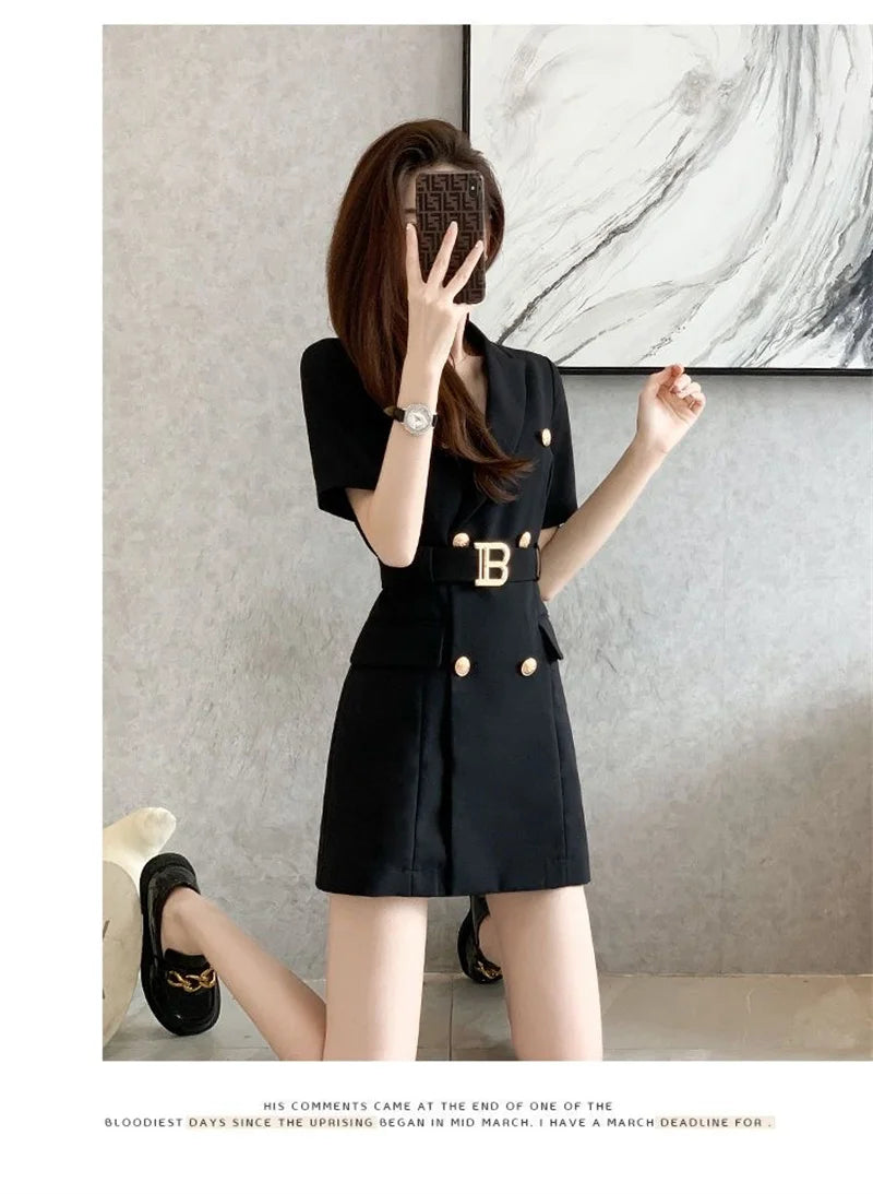 2024 Summer New Fashion Temperament Women's Dress Small Fragrance French High-grade White Dress Summer Niche Design Suit Skirt - Seprincess