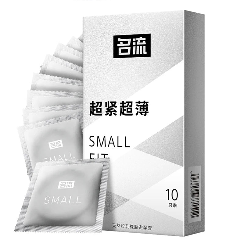 Ultra-thin Condom Sex Toys 45/49mm Tight Natural Latex Thin Extra Lube Condom Penis Sleeve Adult Safe Sex Products for Man - Seprincess