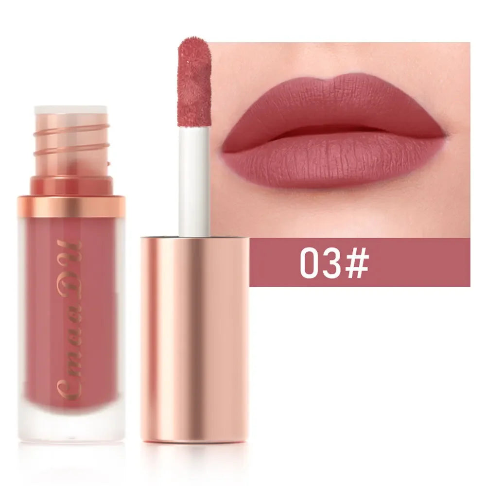 CmaaDu 12Color Long-Lasting Lip Sense Color Makeup Waterproof  Lipsticks Matte Velvet Lip Gloss - Seprincess