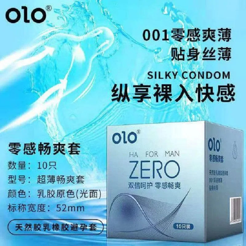 Zero Feeling Condom Sex Toys For Adult Men 0.01 Ultra Thin Penis Sleeves Dotted Delayed Contraception Condoms Sex Products Shop - Seprincess