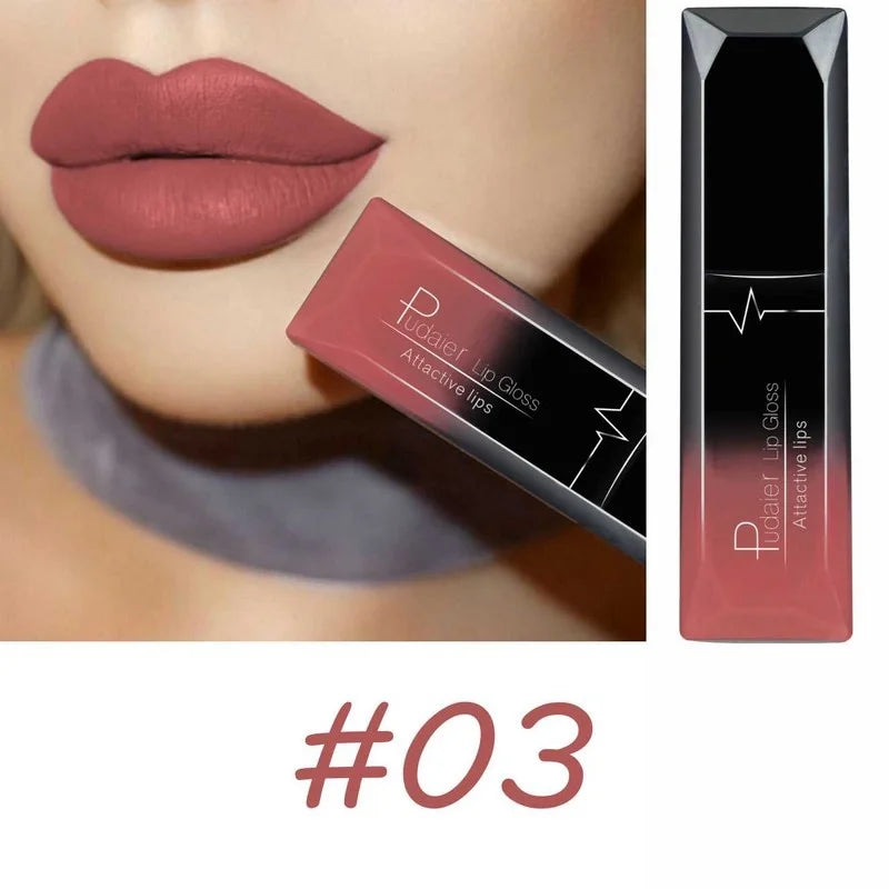 Best Lip Makeup 17 Color Sexy Matte Long Lasting Lipgloss Liquid Lipstick Lip Cream - Seprincess