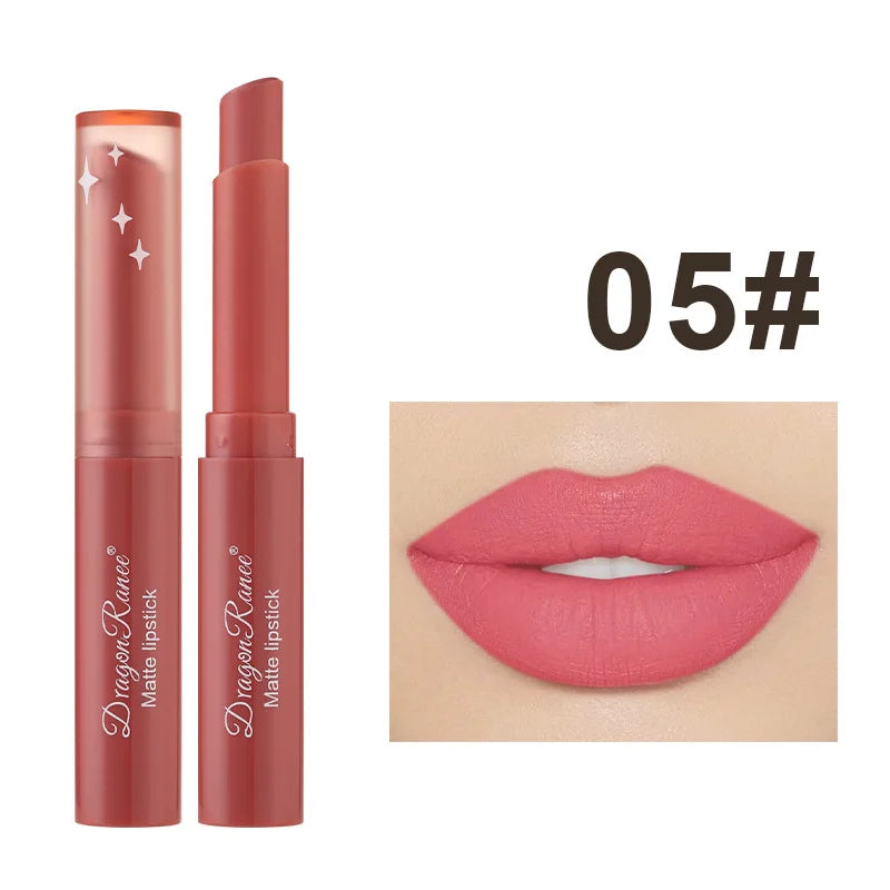 Dragon Ranee Crayon Lipstick Matte Lipstick Pencil Slant Lipstick Nude Soy Lipstick - Seprincess