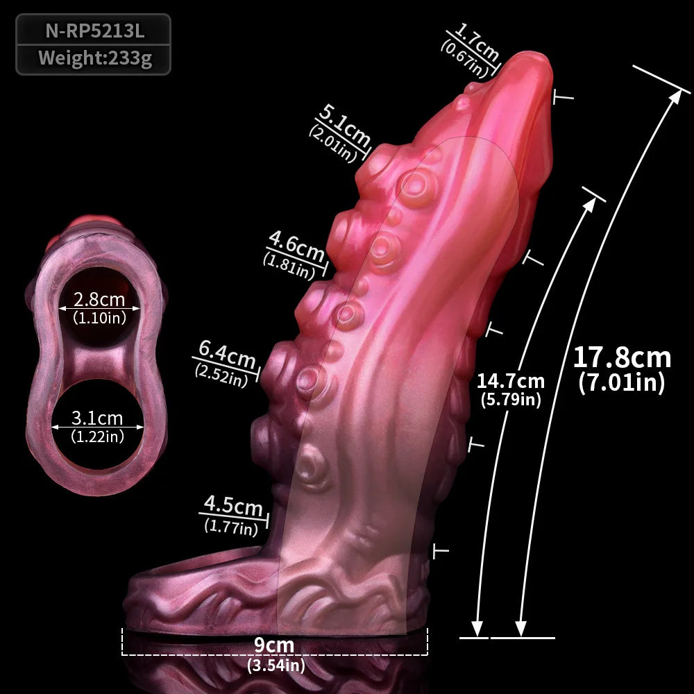 5 Style Silicone Fantasy Octopus Penis Sleeve Bdsm Dildo Sheath Reusable condom Cock Enlargement Delay Ejaculation Men Sex Toys