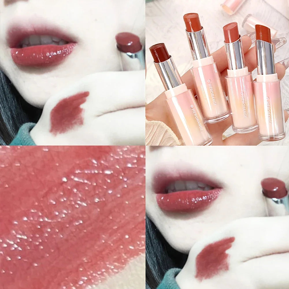 8 Colors Jelly Lip Glaze Mirror Water Lipstick Long Lasting Moisturising Lipstick Pen Waterproof Non-stick Cup Korean Cosmetics - Seprincess