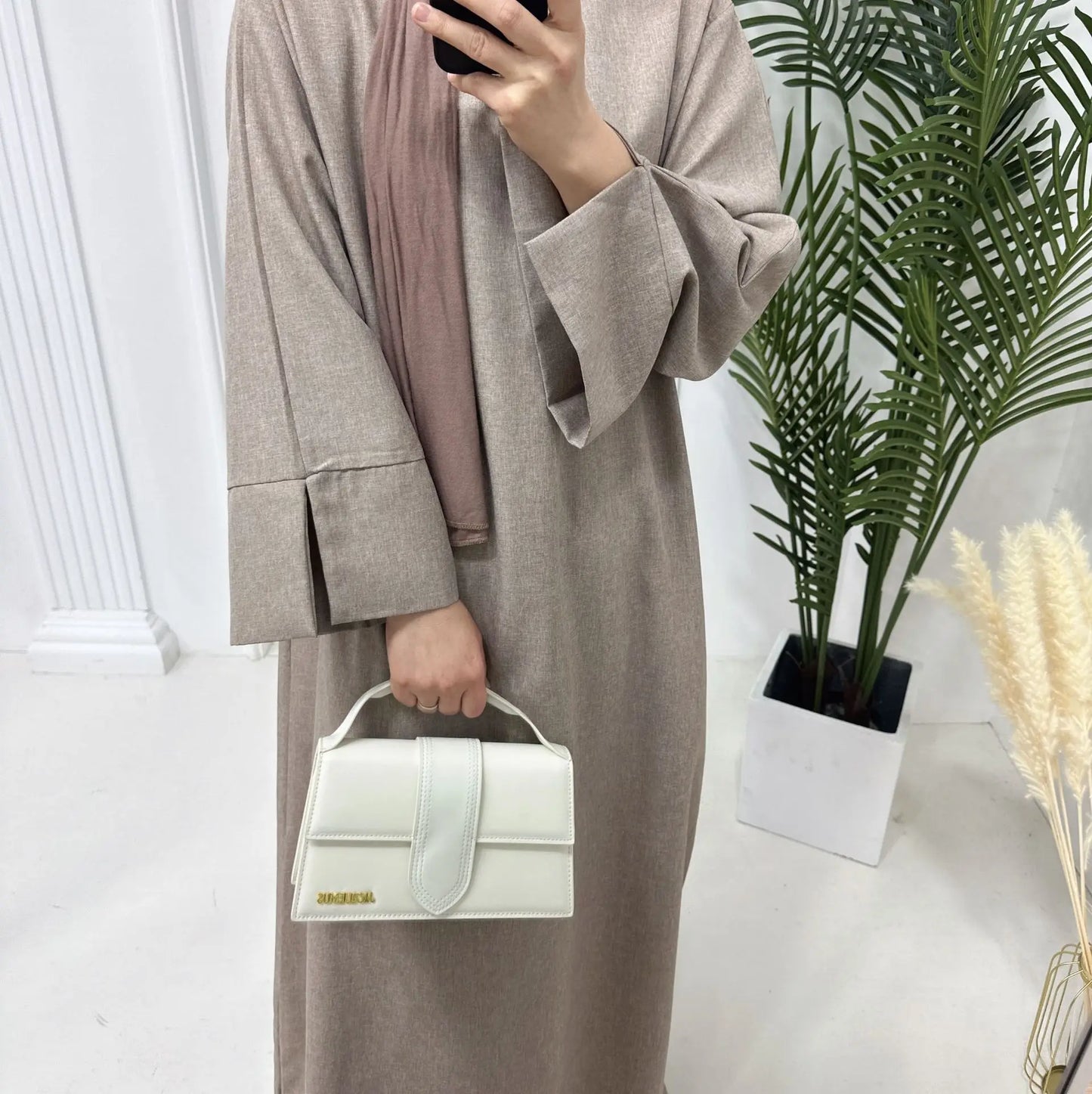 Eid Split Sleeve Muslim Abaya for Women Eid Dress Morocco Ramadan Prayer Long Dresses Abayas Kaftan Islam Dubai Arab Long Robe - Seprincess