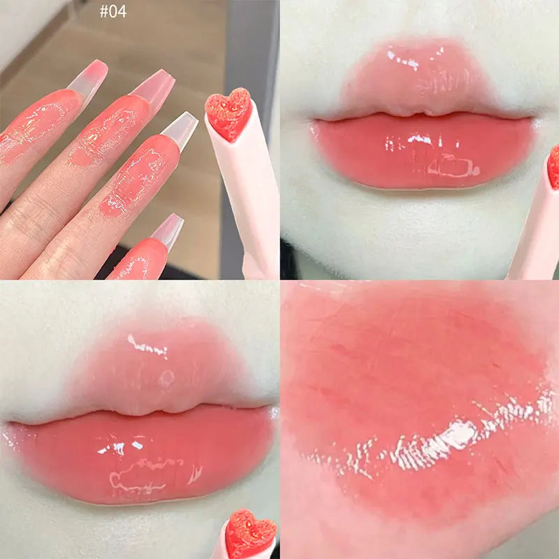 Florettes Jelly Love Lipstick Flower Knows Water Gloss Lip Gloss Non-stick Cup Mirror Lip Tint Cheap Korean Make-up Wholesale - Seprincess