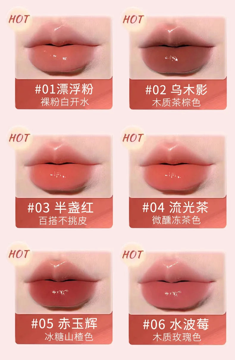 Kekemood Lingguang Lipstick Water Light Lipstick Mirror Moisturizing Female Whitening Lip Balm - Seprincess