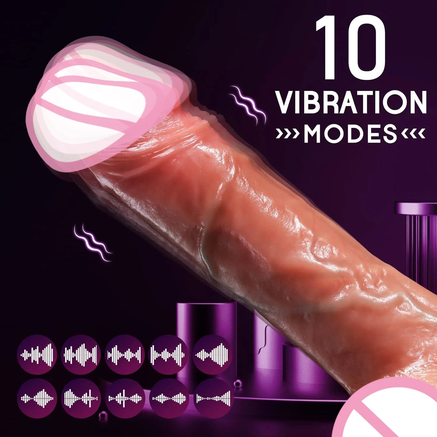 Silicone Thrusting Realistic Dildo Vibrator Sex Toys for Women Big Penis Vibrating Heating Telescopic Dildo Suction Cup Vibrator