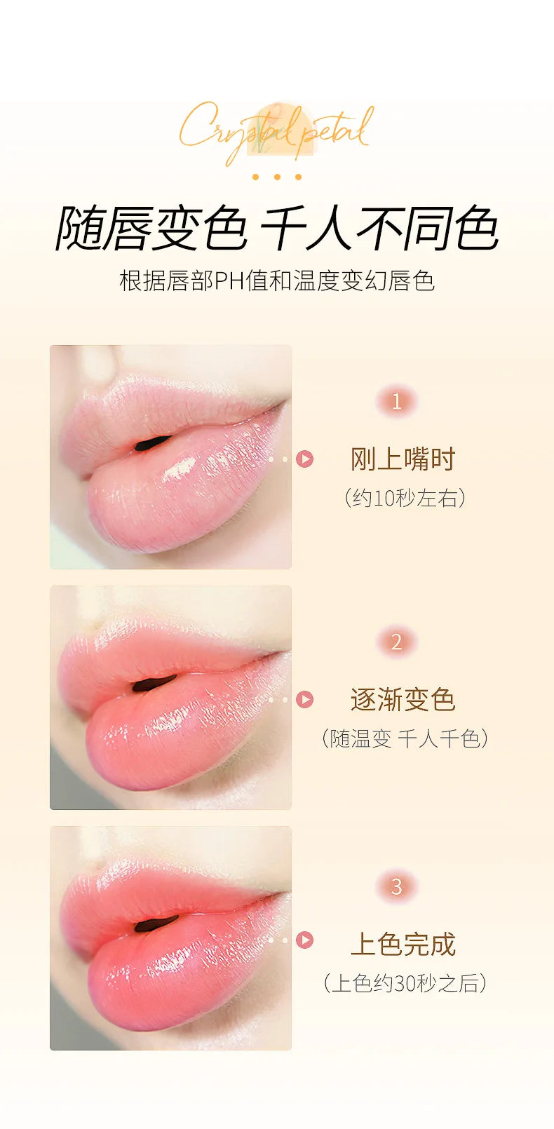 Flower Transparent Lipstick Lasting Moisturizer Crystal Jelly Lipsticks Temperature Color Changing Waterproof Lip Balm - Seprincess