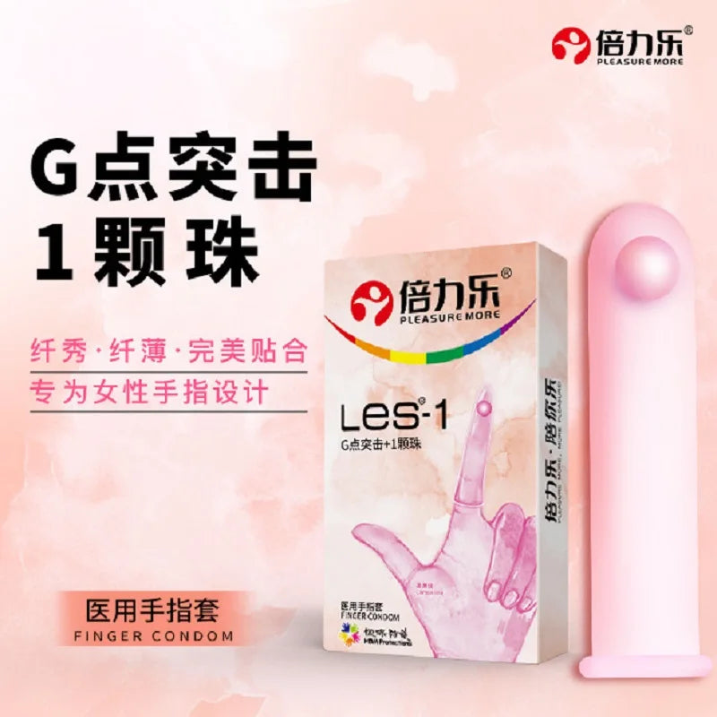 G-spot Finger Condom Beads Finger Sleeves Sex Toy For Adult Stimulation Vagina Massage Finger Sleeve Gay Sex Game Erotic Product - Seprincess