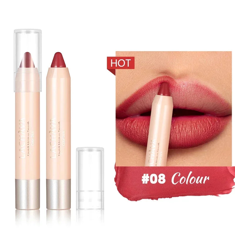 Matte Nude Brown Lipliner Pen Waterproof Lasting Non-stick Cup Plumping Natural Contouring Lipstick Pencil Lips Makeup Cosmetics - Seprincess