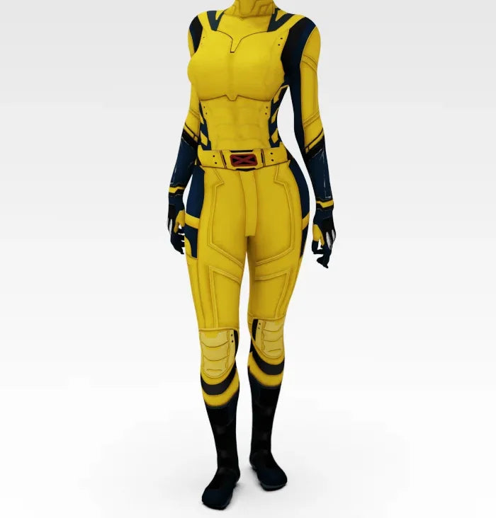 Halloween Triple Claws Wolverine Female Spandex Cosplay Costume Adults Girls Superhero Zentai Bodysuit Halloween Costume - Seprincess