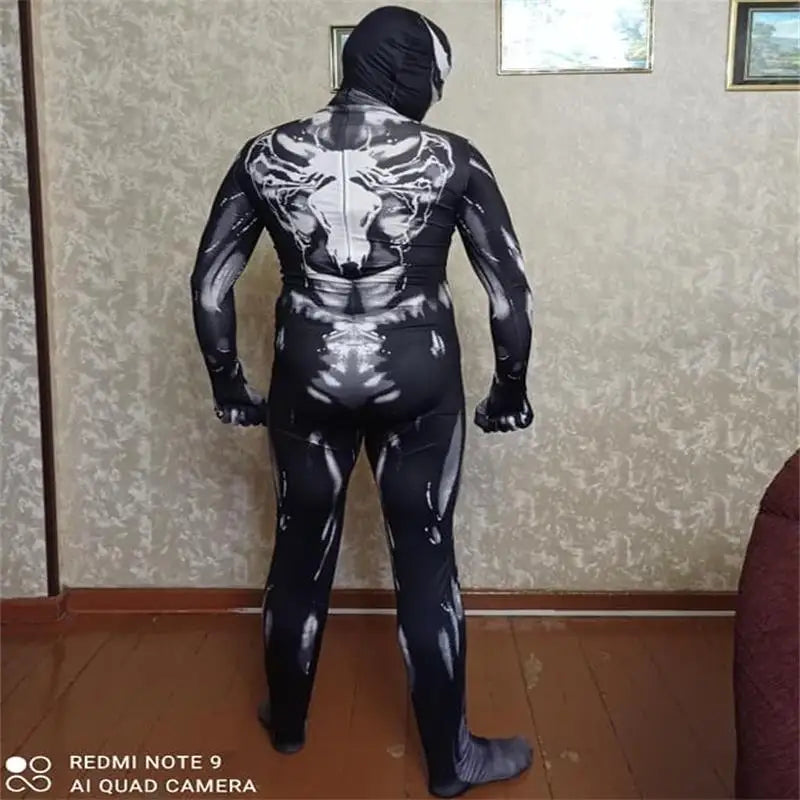 Hot Sales Halloween Spider ManCosplay Movie For Party Spiderman Suit Kids Venom Costume 3D Style - Seprincess