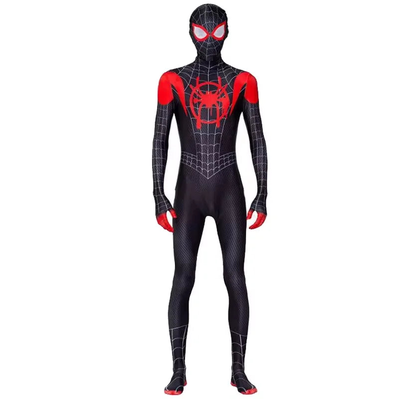 Spiderman Costume Adult Superhero Spider Gwen Miles Morales Spider Man Cosplay Costume Bodysuit Halloween Men Women Costume - Seprincess