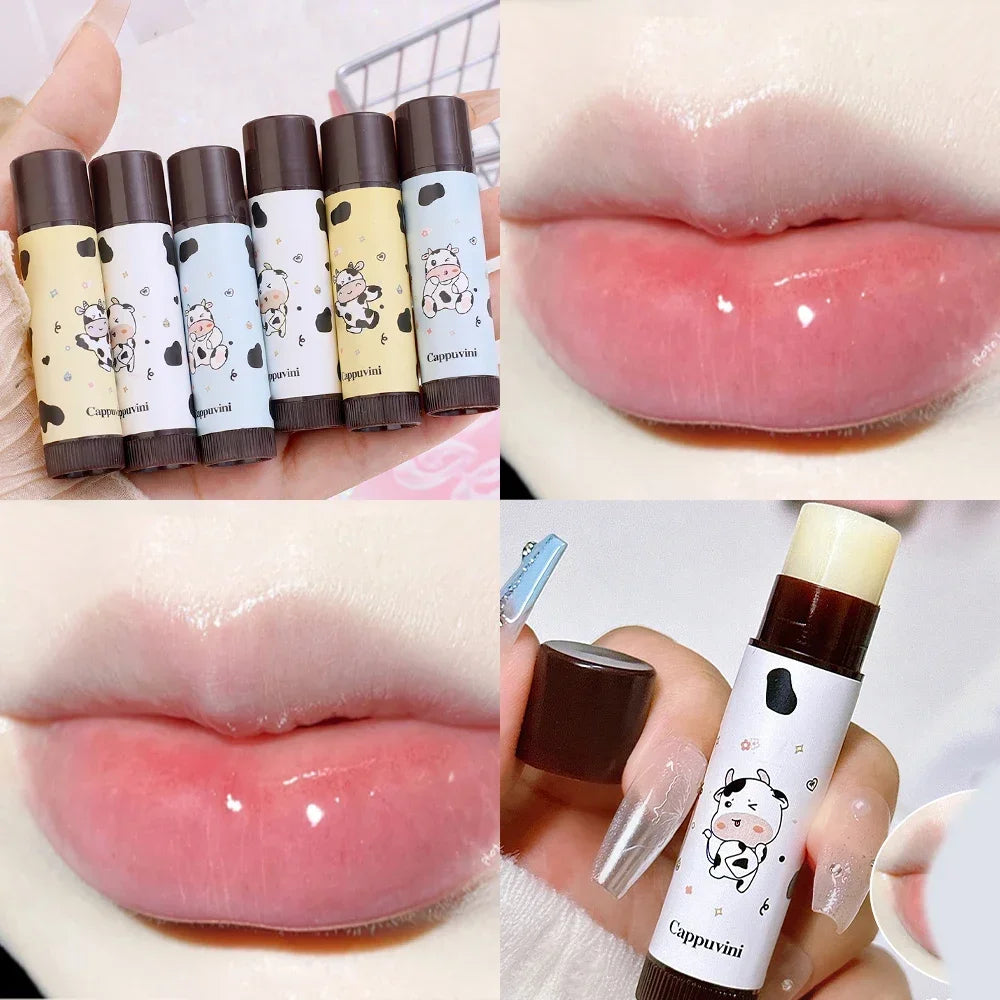 Rose Tea Lip Balm Lipstick Moisturizing Anti-dry Lip Care Cosmetics Anti-cracking Lipstick Colored Hydrating Lip Tinted Makeup