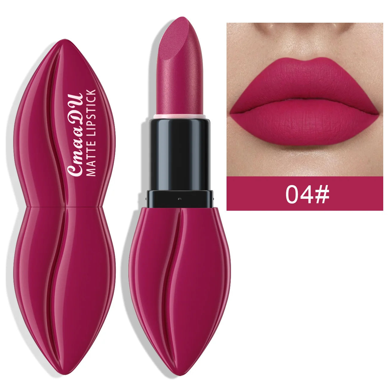 Natural Smooth Matte Waterproof Velvet Nude Lipstick Sexy Red Brown Lip stick Pigments Makeup Lipgloss Long Lasting Profissional - Seprincess