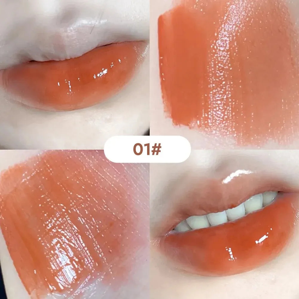 Silky Glossy Lipstick Gege Bear Pump Lips Moisture Water Bomb Comfortable Ultra Sheen Non-Stick Cup Lip Balm