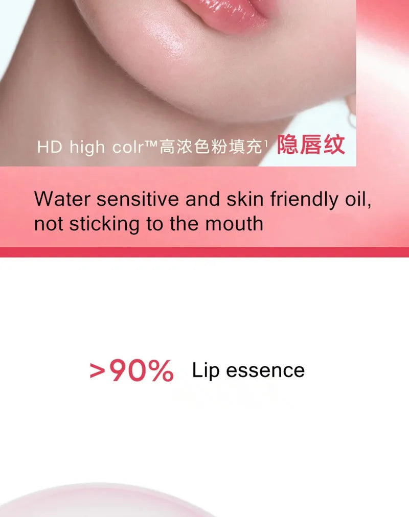 Judydoll Ice Drill Watery Essence Lip Glaze Liquid Lipstick Hydrating Moisturizing Fade Lip Lines Plumper Lips Gloss Lip Care - Seprincess