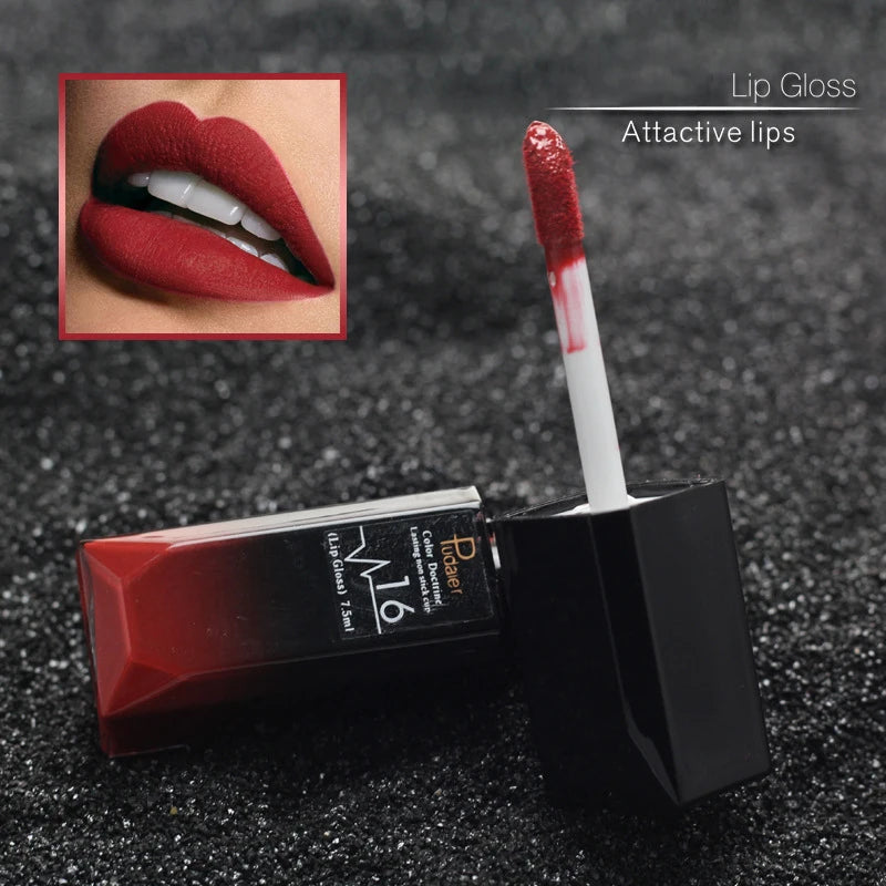 Korean Makeup Matte Lipstick Lip Stain Jelly Cheap Low Price Freeshiping Long Lasting 24 Hours Waterproof 24h Lips - Seprincess