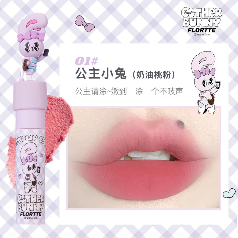 FLORTTE/MIKKO Co Branded Lipstick Milk Cake Lip Cream Soft Lip Mud Lip Glaze Tint Matte Velvet Lipsticks Beauty Korean Cosmetics - Seprincess