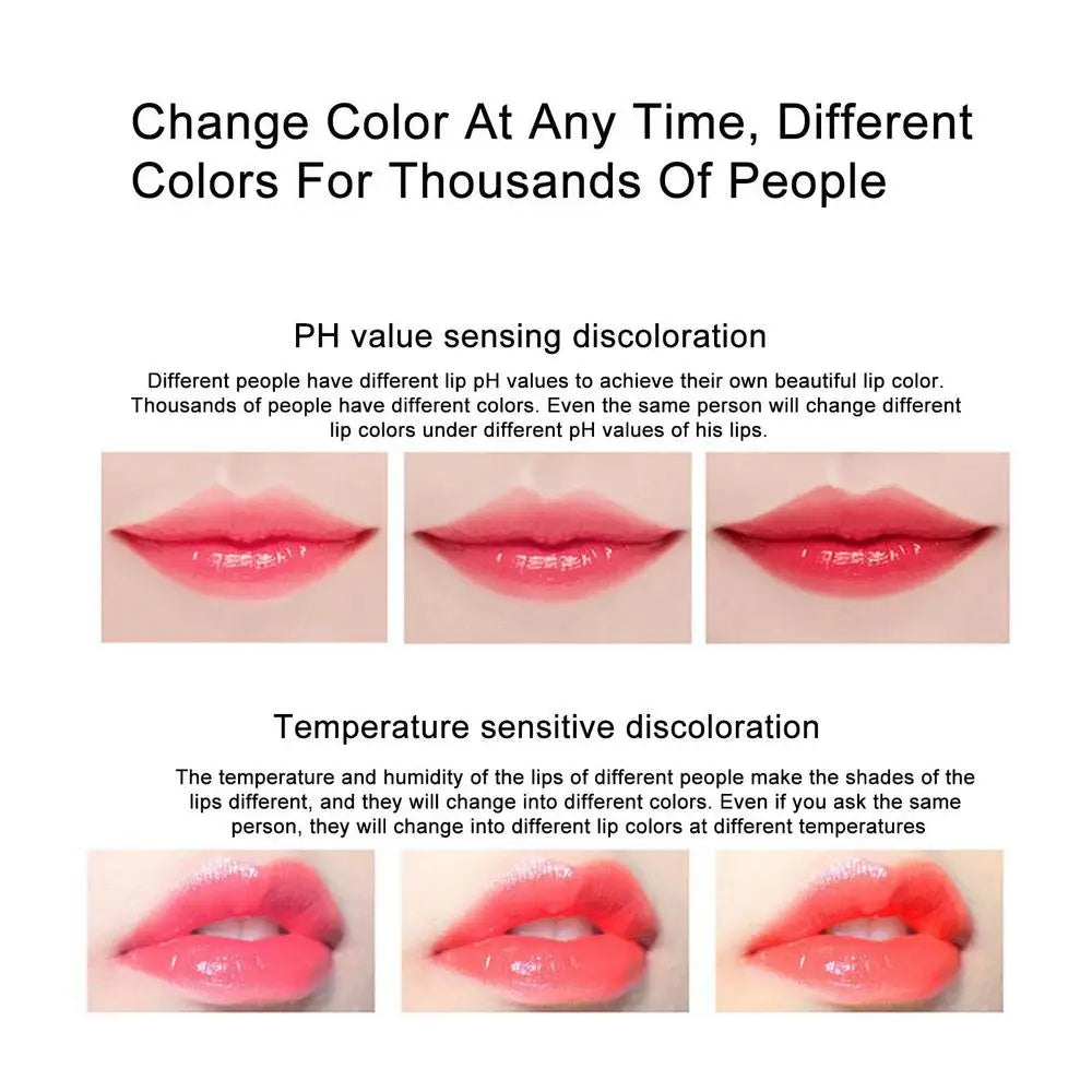 Color Changing Lipstick Magical Blue Lipstick Color Change Lipstick Moisturizing Non-stick Cup Waterproof Lip Gloss For Women - Seprincess