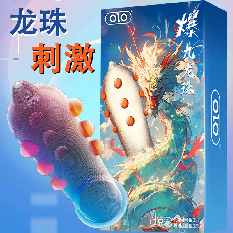 G-spot Condoms Adult Sex Toys Vaginal Stimulation Extra Sensitive Penis Sleeve Condom Ribbed Dotted Spike Sex Products - Seprincess