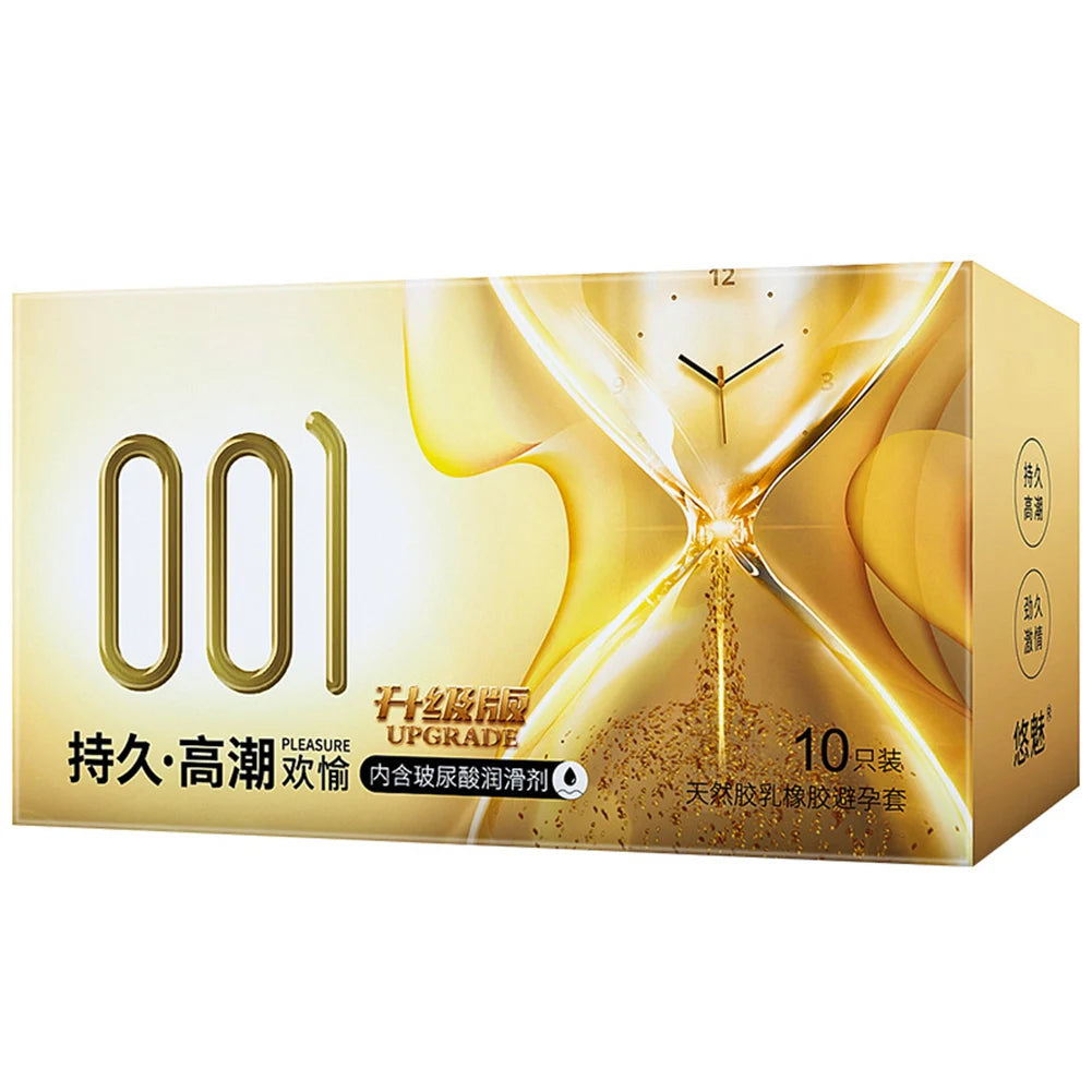 10pcs Natural Latex Condom Lubrication Delay Dot Sex Ultra Thin Particles Condom Contraception Supplies Adults Sex Toy 18+ - Seprincess