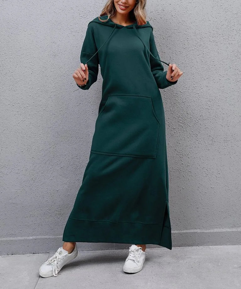 Turkey Hooded Tracksuit Maxi Dress Women Muslim Arab Striped Jogging Sports Long Dress Walk Wear Musulman Islamic Clothing 4XL