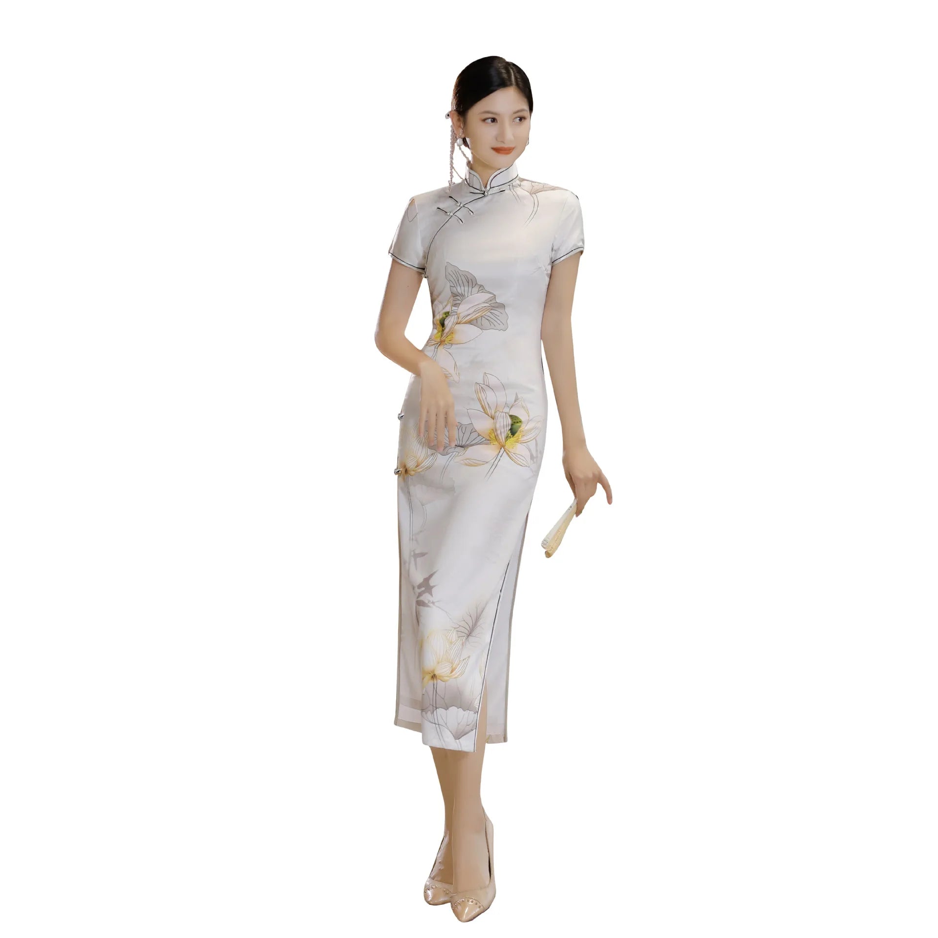 New Women Cheongsam Chinese Traditional Slim Dress Wedding Costume Long Dresses Sexy Qipao Multi Color - Seprincess