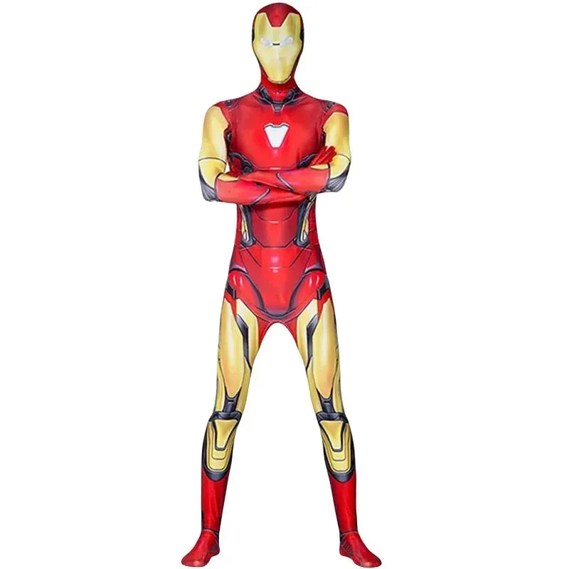 Spiderman Costume Spider Man Black Panther Iron Man Spider Gwen Cosplay Zentai Jumpsuit Bodysuit Halloween Costume Adult Child - Seprincess