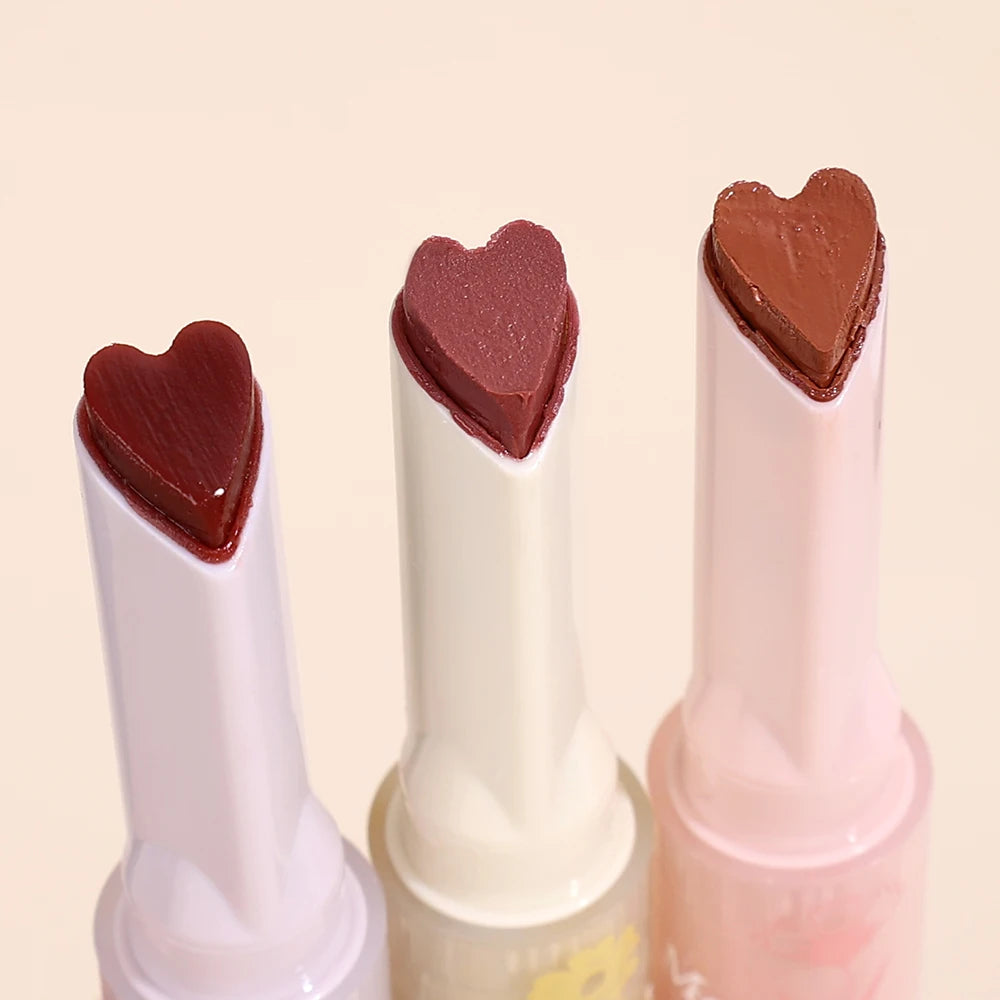 Transparent Lip Glaze Flower Honey Jelly Lipstick Pen Waterproof Non-stick Cup Heart-shaped Lip Gloss Korea Women Lips Makeup - Seprincess