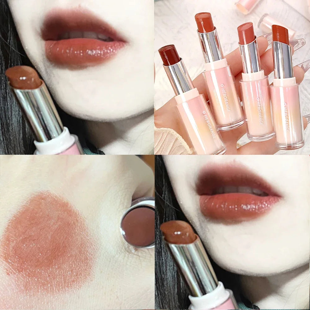 Moisturizing Crystal Lipstick 8 Colors Mirror Lasting Non-stick Cup Lip Gloss Plumping Water Light Lip Tint Lips Makeup Cosmetic - Seprincess