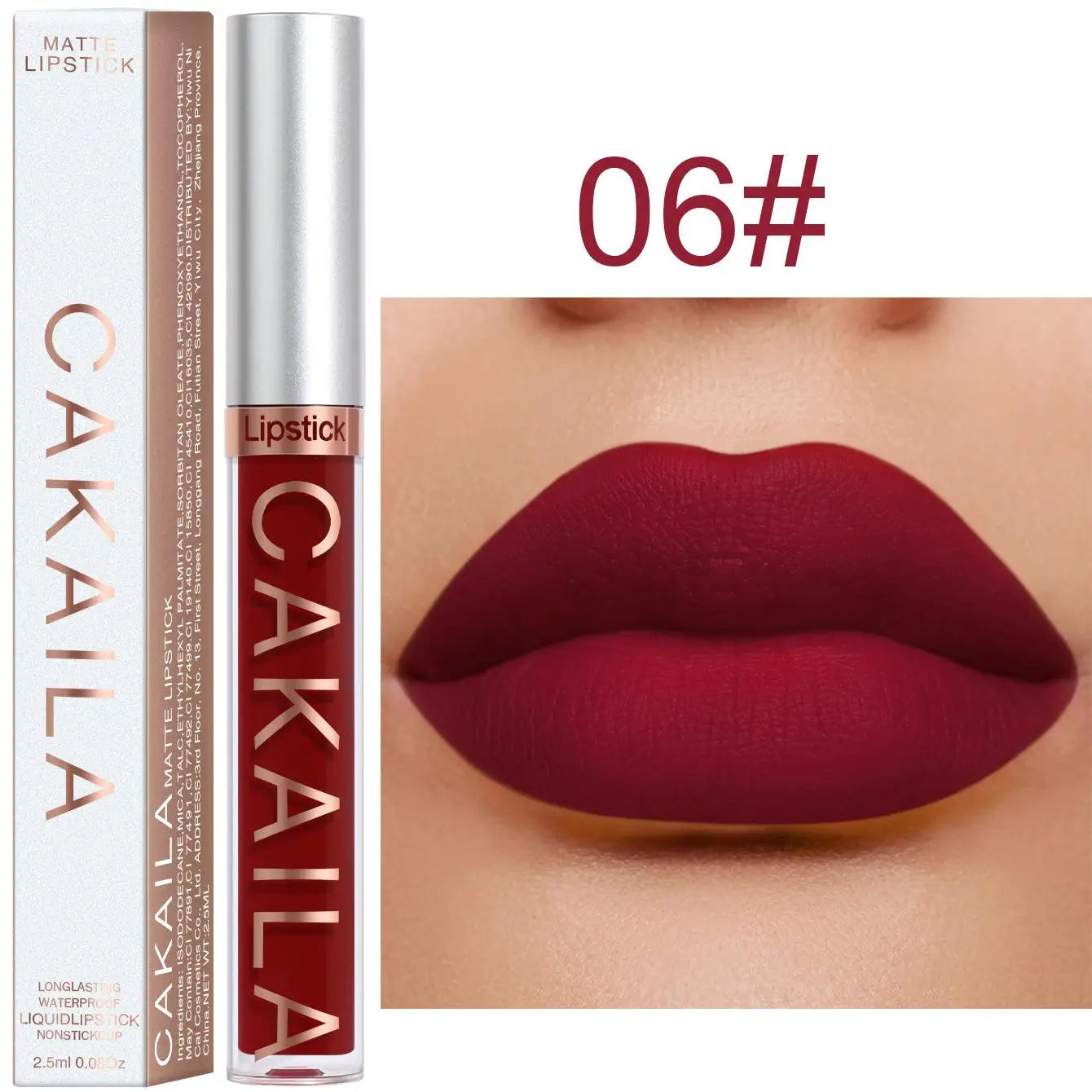 18 colors Matte Velvet Lipstick Sexy Waterproof Liquid Lipsticks Korea Long Lasting Non-marking Red Makeup Cosmetic Nude - Seprincess