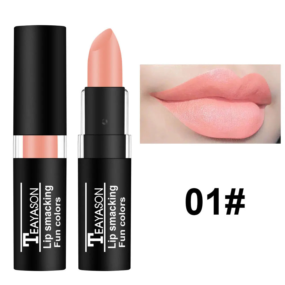 Waterproof Velvet Matte Lipstick Lasting Black White Purple Pigment Lipstick Christmas Halloween Vampire Red Party Lip Cosmetics - Seprincess