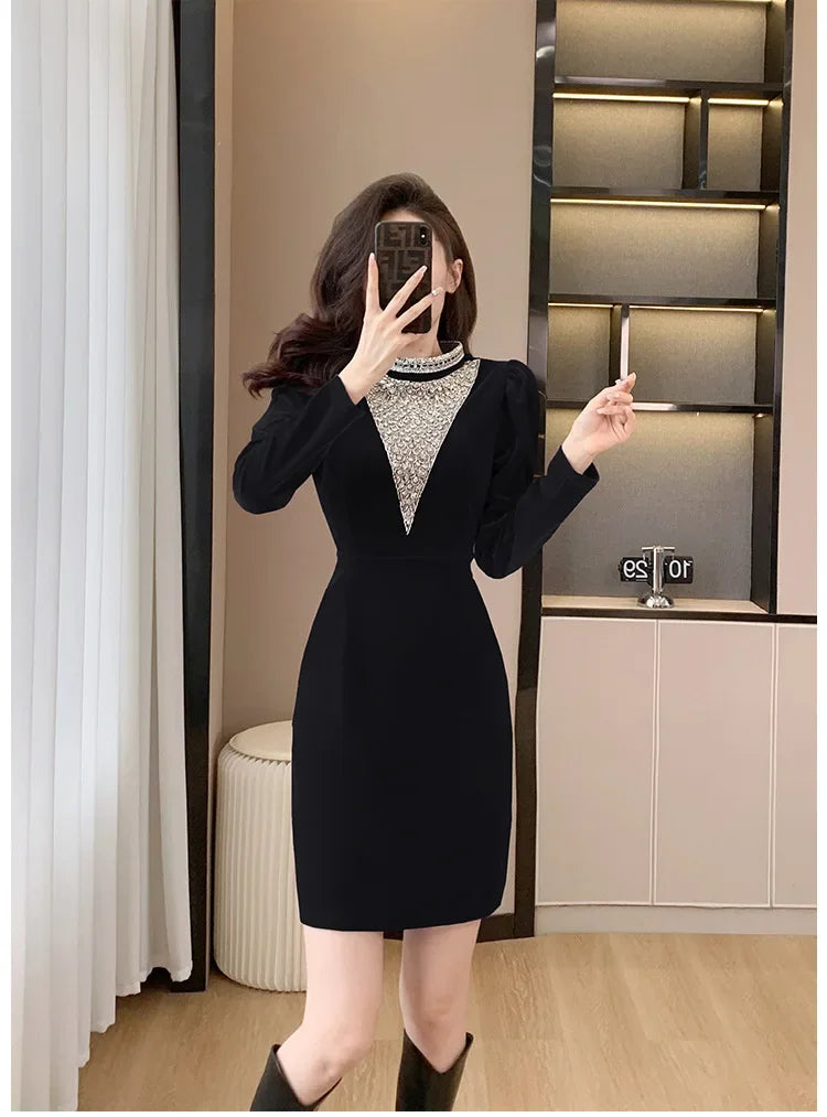 2024 Real-time Banquet Design Sensibility Heavy Embroidery Dress Yearly Hostess Warrior Gown New Year Dress