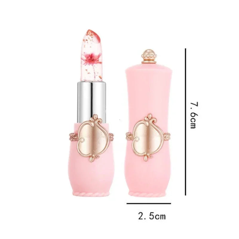 Waterproof 6-color Transparent Moisturizing Jelly Color Changing Lipstick Temperature Changing Flower Lipstick Lip Balm - Seprincess