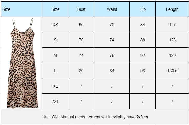 Silk Satin Leopard Printed Suspender Dresses Sexy Slim-Fit Evening Gown Waist Cinching Personality Retro Women Halter Long Dress - Seprincess