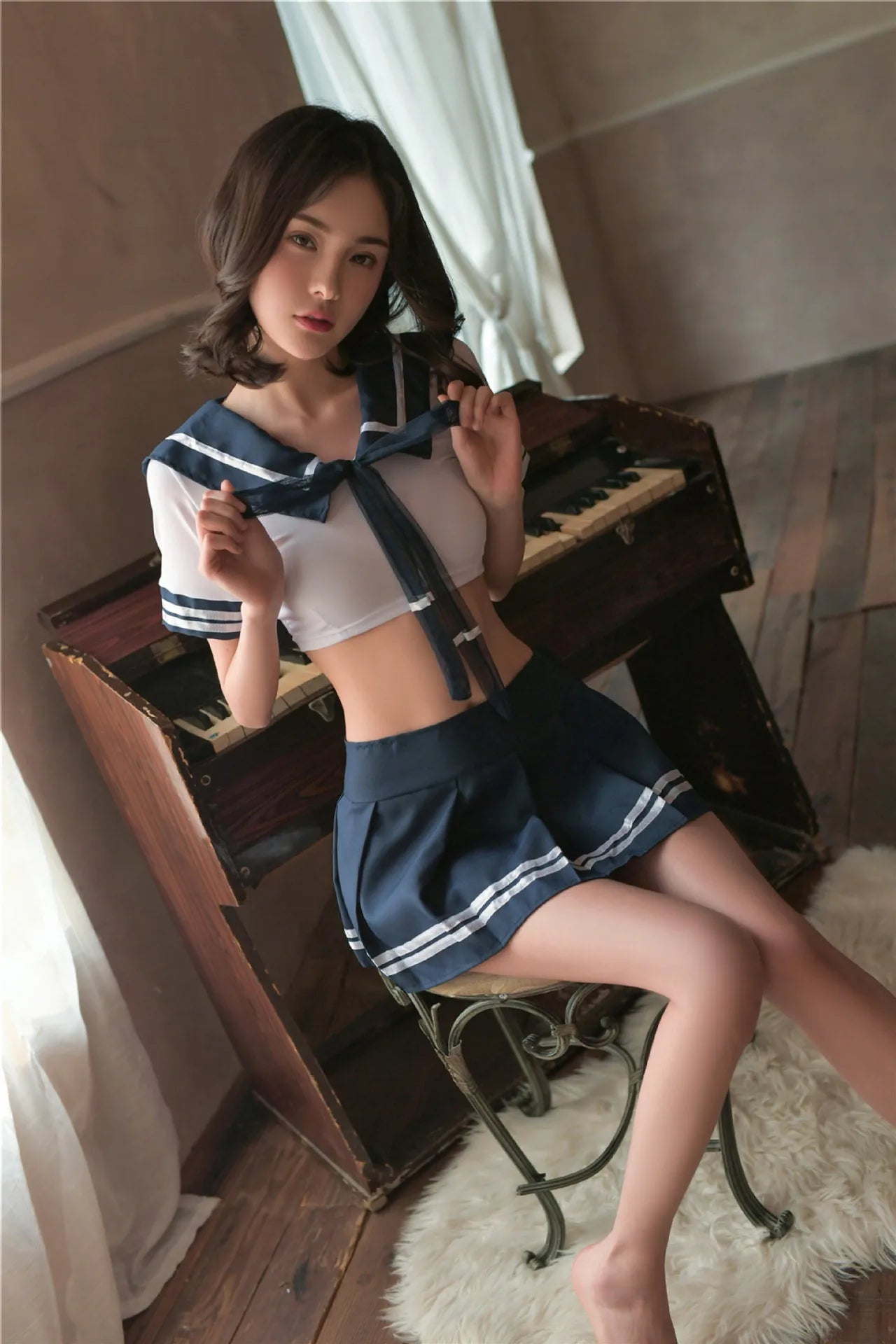 Student uniform tempting tight fitting campus style fetish sexy lingerie new 2024 sexy womans costume Schoolgirl Sex shop xxx - Seprincess