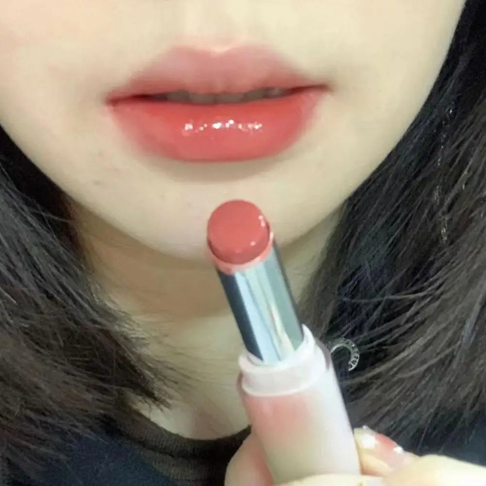 Jelly Lipstick For Kekemood Moisturizing Mirror Water Light Solid Lip Gloss Glass Tea Red Brown Lip Glaze Tint Makeup Cosme Q6S3 - Seprincess