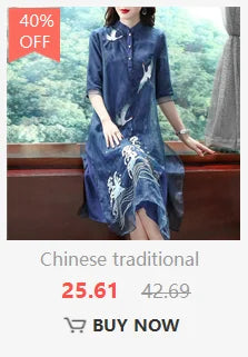 2024 new chinese style women casual daily loose cheongsam dress young lady spring summer fashion cheongsam vestido qipao dress - Seprincess