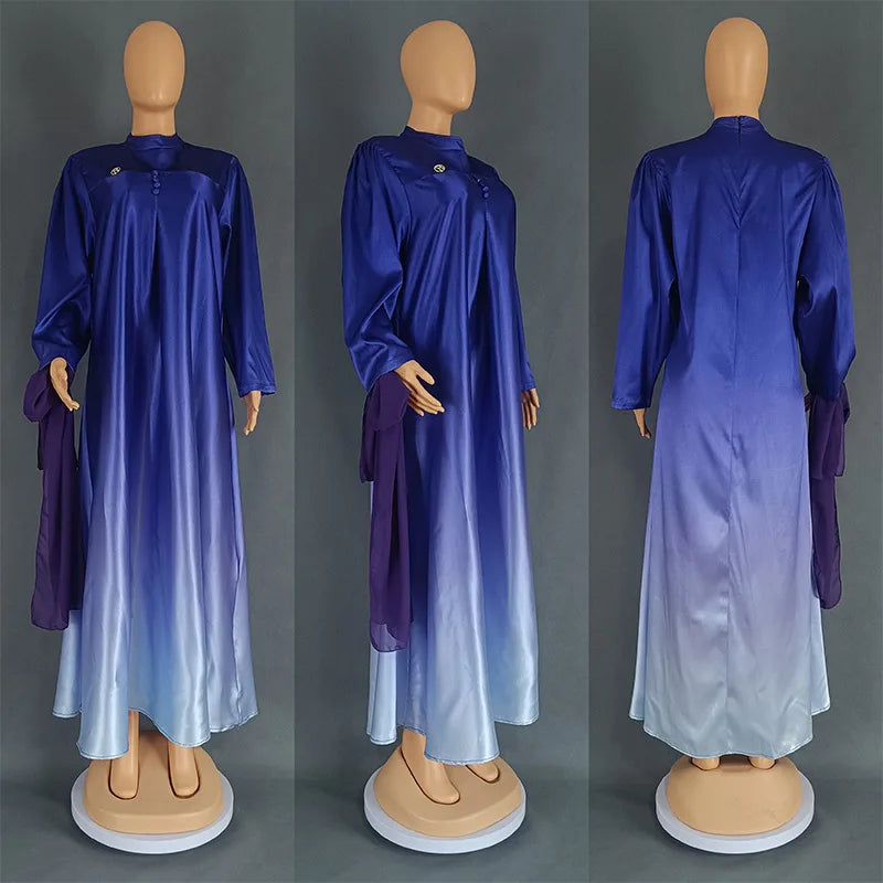 Abayas For Women Boubou Robe Djellaba Femme Dubai Luxury 2024 African Muslim Fashion Dress Caftan Marocain Evening Party Dresses - Seprincess