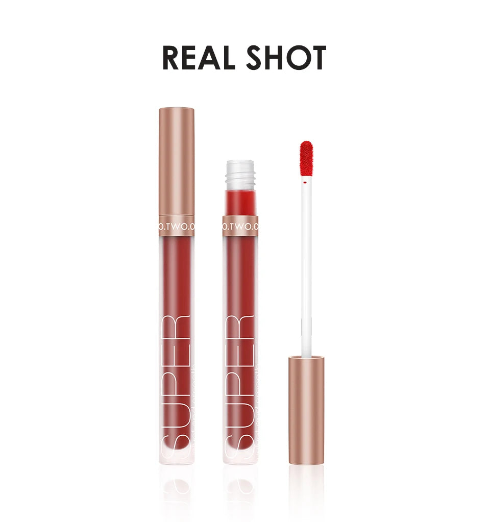 Wholesale O.TWO.O Lipstick Lip Gloss Makeup Waterproof Velvet 12 Colors Liquid Lip Stick Matte Long Lasting Sexy Red Lip Tint - Seprincess